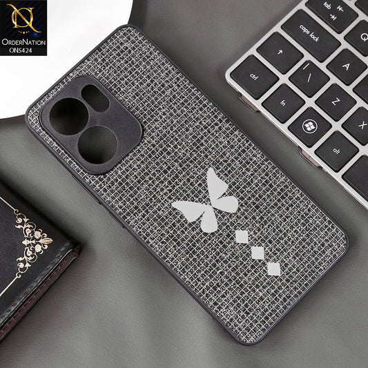 Oppo Reno 13F 5G Cover - Black - New Butterfly Soft Case With Camera Protection