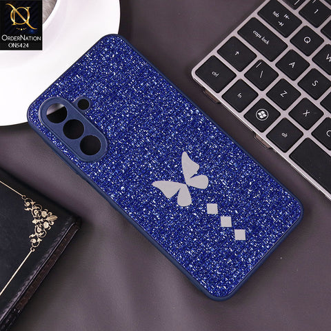 Samsung Galaxy A15 5G Cover - Blue - New Butterfly Soft Case With Camera Protection