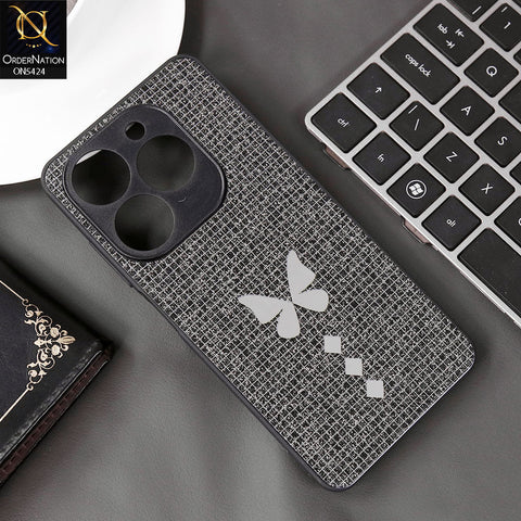 Tecno Spark 20 Cover - Black - New Butterfly Soft Case With Camera Protection
