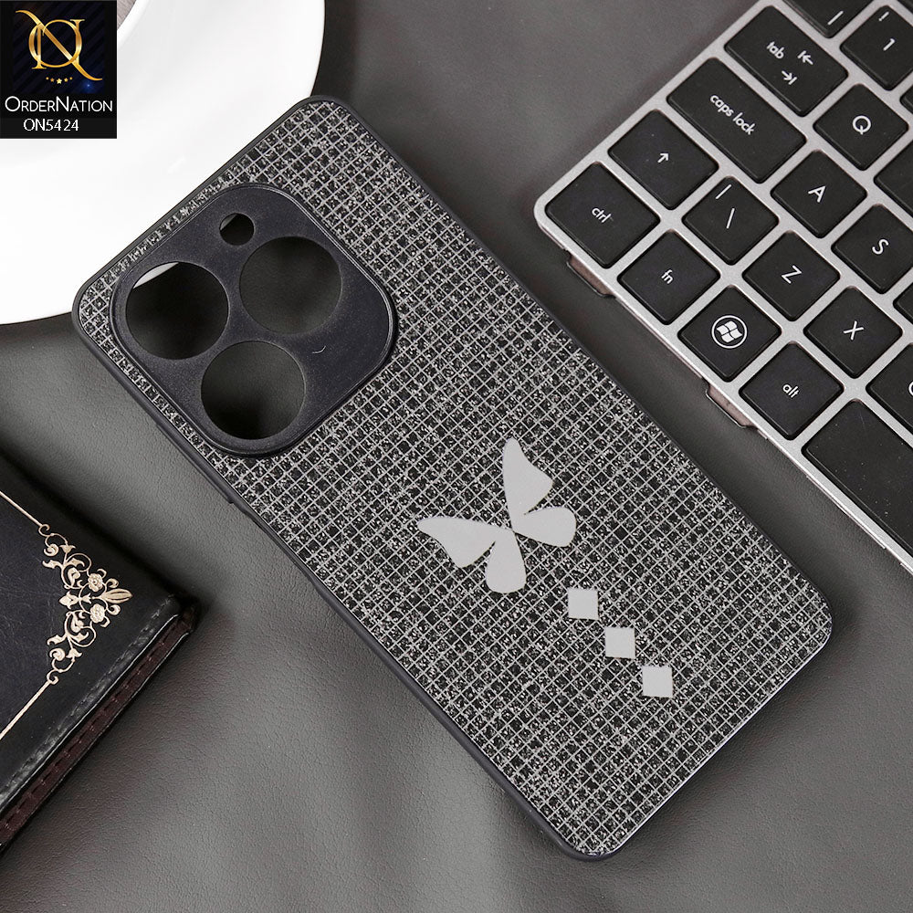 Infinix Smart 8 Plus Cover - Black - New Butterfly Soft Case With Camera Protection