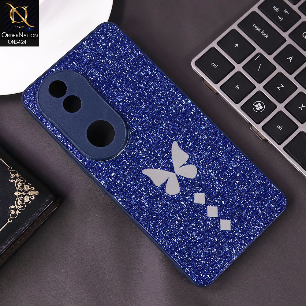 Vivo V50 Cover - Blue - New Butterfly Soft Case With Camera Protection
