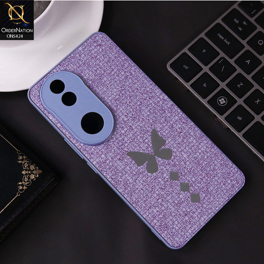 Vivo V50 Cover - Purple - New Butterfly Soft Case With Camera Protection