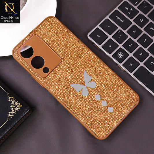 Vivo Y17s Cover - Brown - New Butterfly Soft Case With Camera Protection