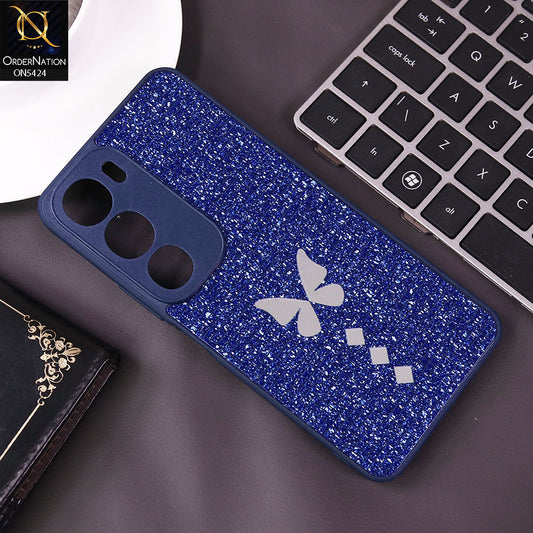 Vivo Y19s Cover - Blue - New Butterfly Soft Case With Camera Protection