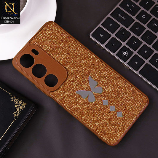 Vivo Y19s Cover - Brown - New Butterfly Soft Case With Camera Protection