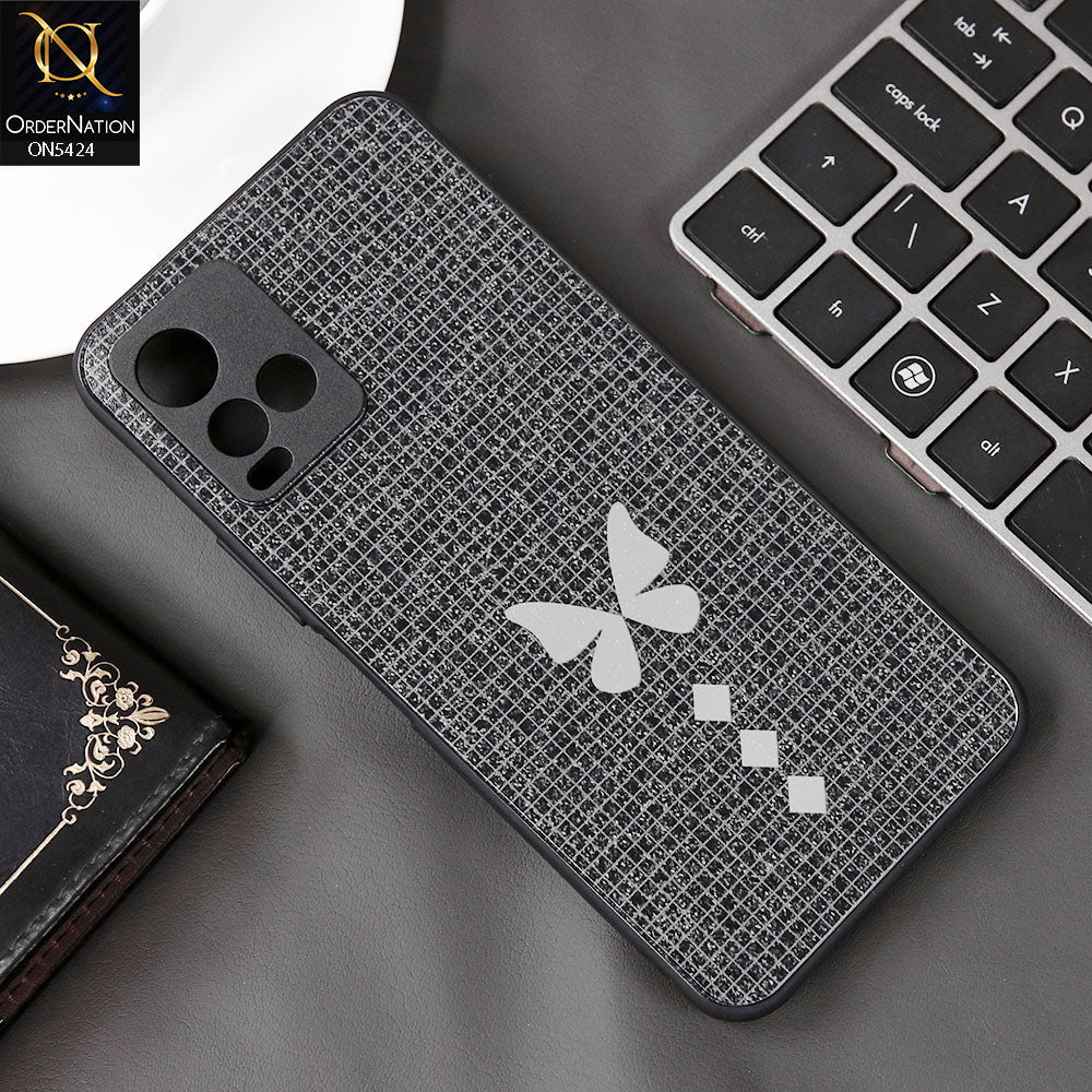 Vivo Y32 Cover - Black - New Butterfly Soft Case With Camera Protection