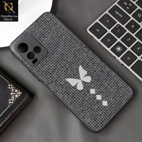 Vivo Y32 Cover - Black - New Butterfly Soft Case With Camera Protection