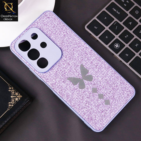 Vivo Y29 Cover - Purple - New Butterfly Soft Case With Camera Protection