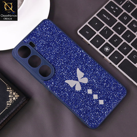 Vivo Y300 Cover - Blue - New Butterfly Soft Case With Camera Protection