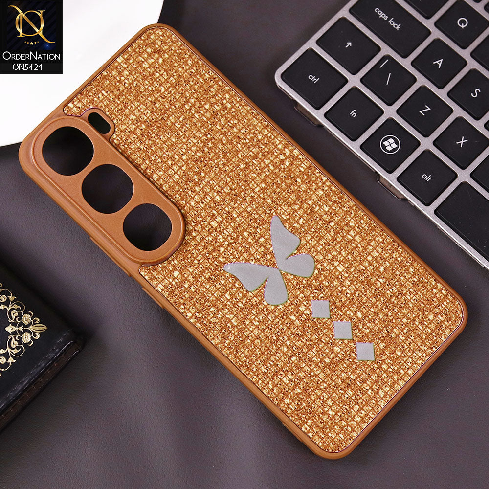 Vivo Y300 Cover - Brown - New Butterfly Soft Case With Camera Protection