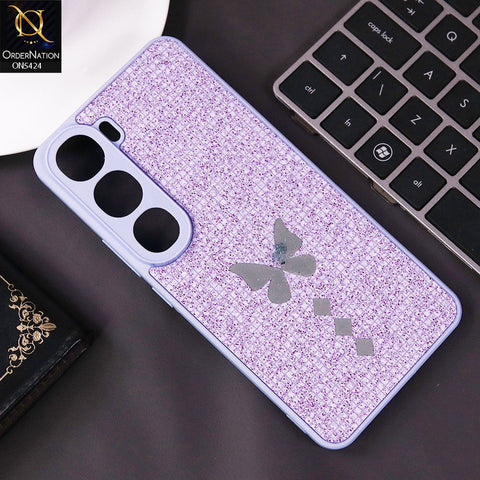 Vivo Y300 Cover - Purple - New Butterfly Soft Case With Camera Protection