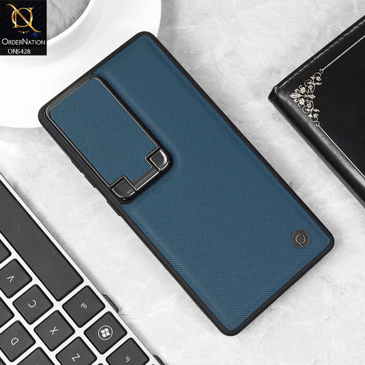 Samsung Galaxy S25 Ultra Cover - Blue -  Piblue Matte Shockproof Case With Flip Camera Protection