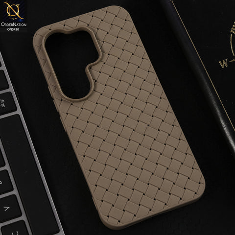 Tecno Camon 50 Pro 5G Cover  - Skin - New Woven Design Leather Feel Soft TPU Case