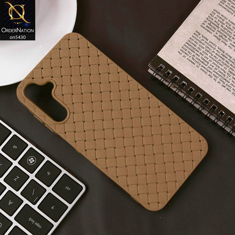 Samsung Galaxy A15 5G Cover - Skin - New Woven Design Leather Feel Soft TPU Case