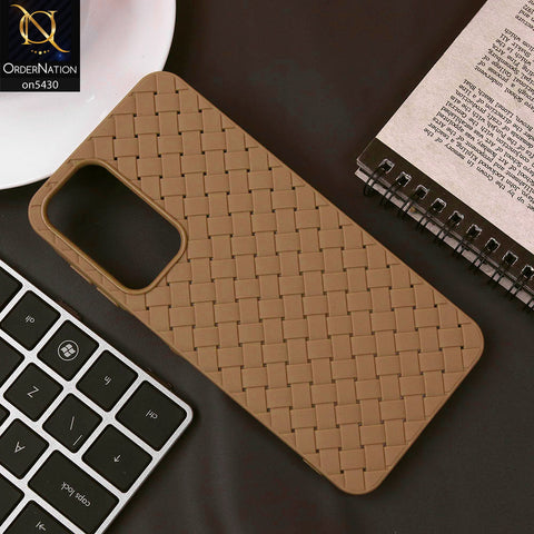 Samsung Galaxy A16 Cover - Skin - New Woven Design Leather Feel Soft TPU Case