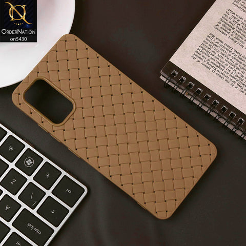 Samsung Galaxy A32 Cover - Skin - New Woven Design Leather Feel Soft TPU Case