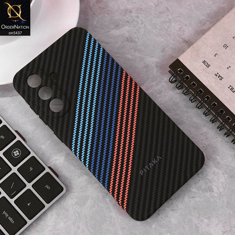 Samsung Galaxy A56 Cover - Design1 - New Slim Carbon Fiber Texture Case With Camera Protection