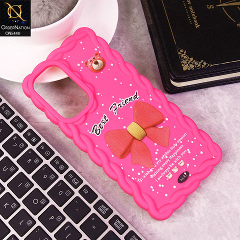 Samsung Galaxy A56 Cover - Pink - New Best Friend braid Style Soft Case