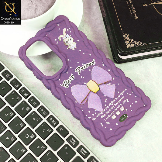 Samsung Galaxy A56 Cover - Purple - New Best Friend braid Style Soft Case