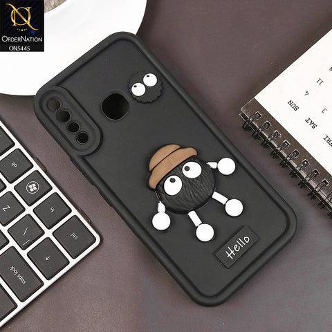 Honor 9X Cover - Black - Cute 3D Cartoon Soft Case