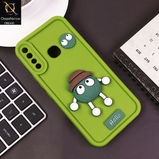 Huawei Y9 Prime 2019 Cover - Light Green - Cute 3D Cartoon Soft Case