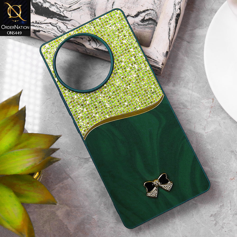 Tecno Camon 30S Cover - Green - Shiny Glitter Bling Texture Soft Case