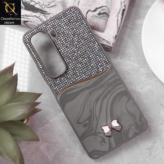 Infinix Hot 50 Pro Plus Cover - Gray - Shiny Glitter Bling Texture Soft Case