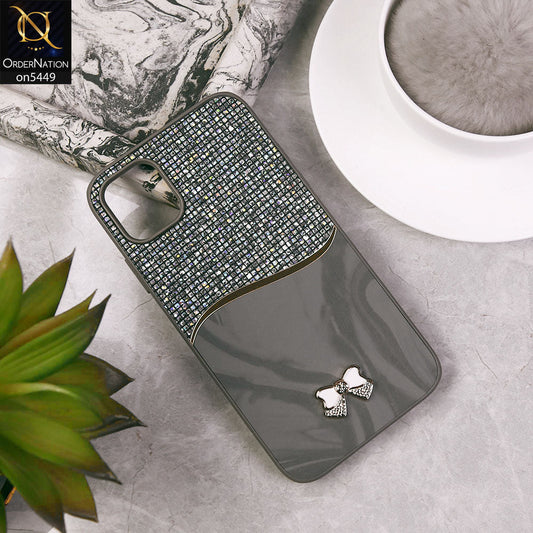 iPhone 11   Cover - Gray - Shiny Glitter Bling Texture Soft Case