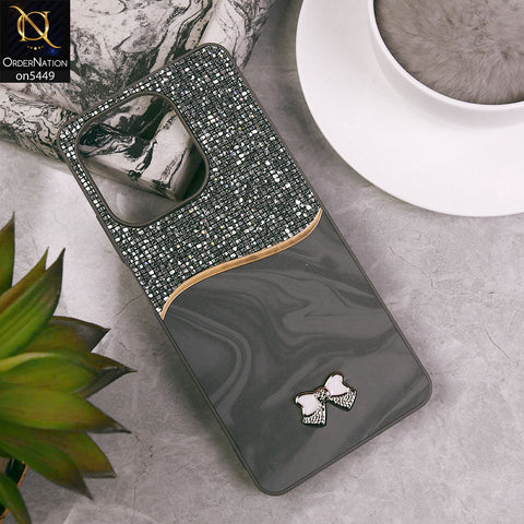 Oppo A5 Pro 4G  Cover - Gray - Shiny Glitter Bling Texture Soft Case
