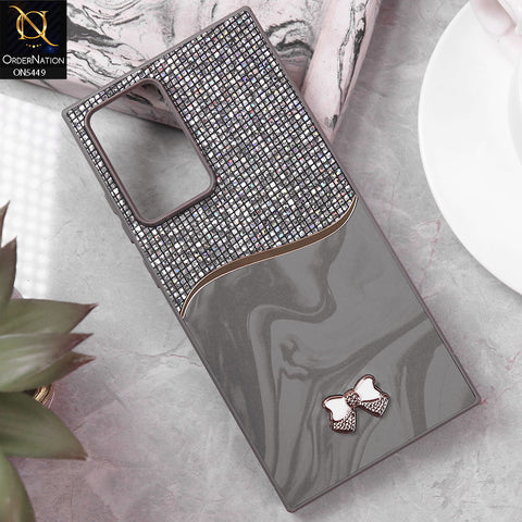 Xiaomi Redmi Note 12 4G Cover - Gray - Shiny Glitter Bling Texture Soft Case