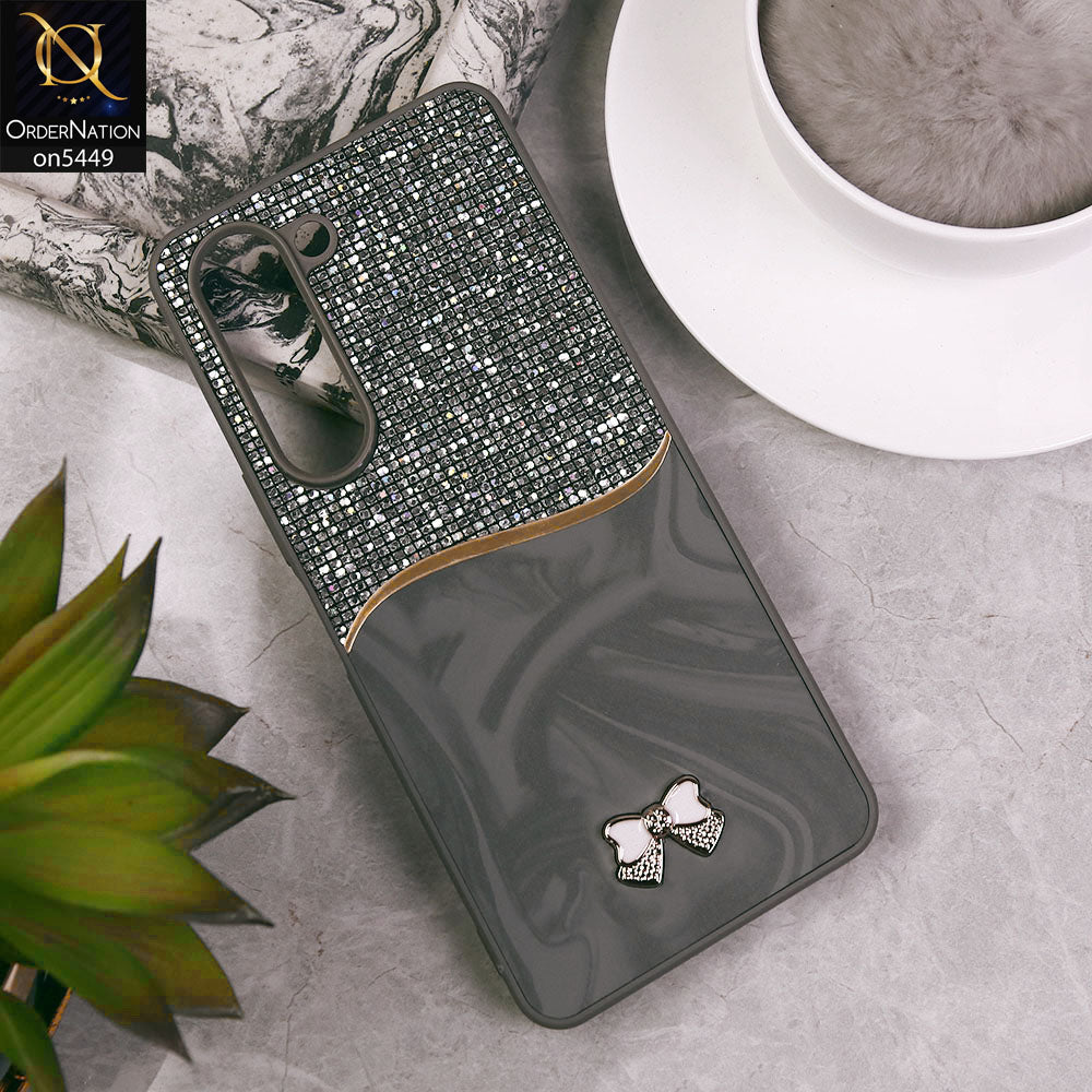 Vivo Y29s  Cover - Gray - Shiny Glitter Bling Texture Soft Case