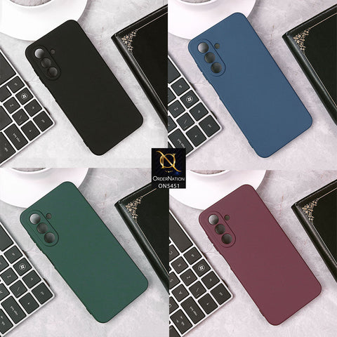 Samsung Galaxy A56 Cover - Green - Soft Shockproof Silica Gel Case With Camera Protection Case