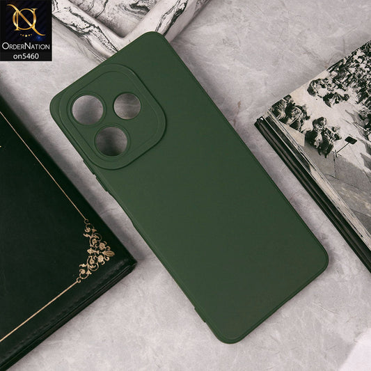 Oppo A5 Pro 5G Cover - Green - New Soft Silicone Case With Camera Protection
