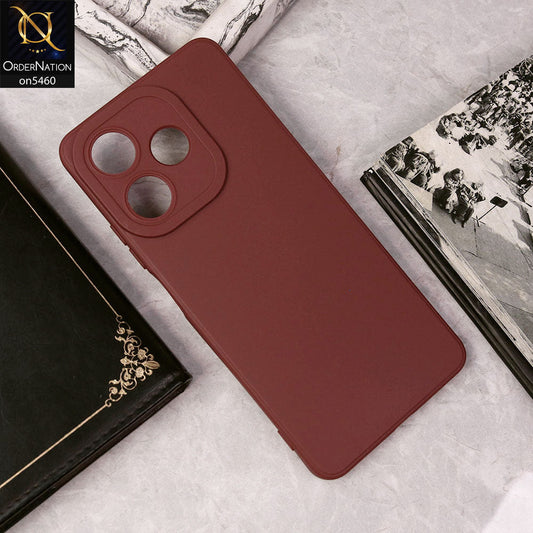 Oppo A5 Pro 5G Cover - Red - New Soft Silicone Case With Camera Protection