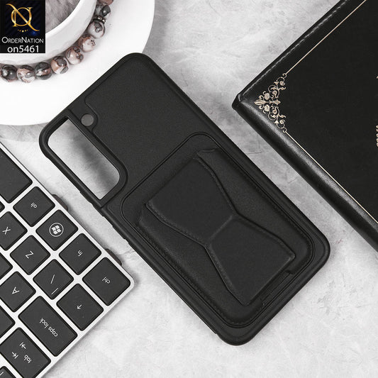 Samsung Galaxy S22 Plus 5G Cover - Black - New Protective Case with Card Holder And Bracket Stand Holder