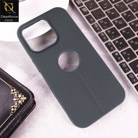 iPhone 16 Pro Cover - Blue -  Premium Dotted Texture Soft Case