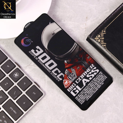Oppo A74 Screen Protector - Black - Premium G-tel 300CC Tempered High Quality Big Corner Screen Protector