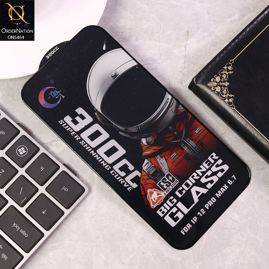iPhone 12 Pro Max Screen Protector - Black - Premium G-tel 300CC Tempered High Quality Big Corner Screen Protector
