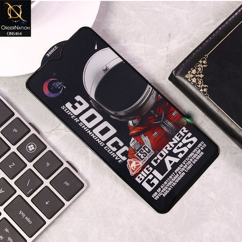 Samsung Galaxy A10 Screen Protector - Black - Premium G-tel 300CC Tempered High Quality Big Corner Screen Protector