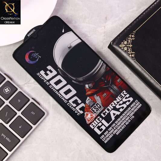 Xiaomi Redmi 10A Screen Protector - Black - Premium G-tel 300CC Tempered High Quality Big Corner Screen Protector