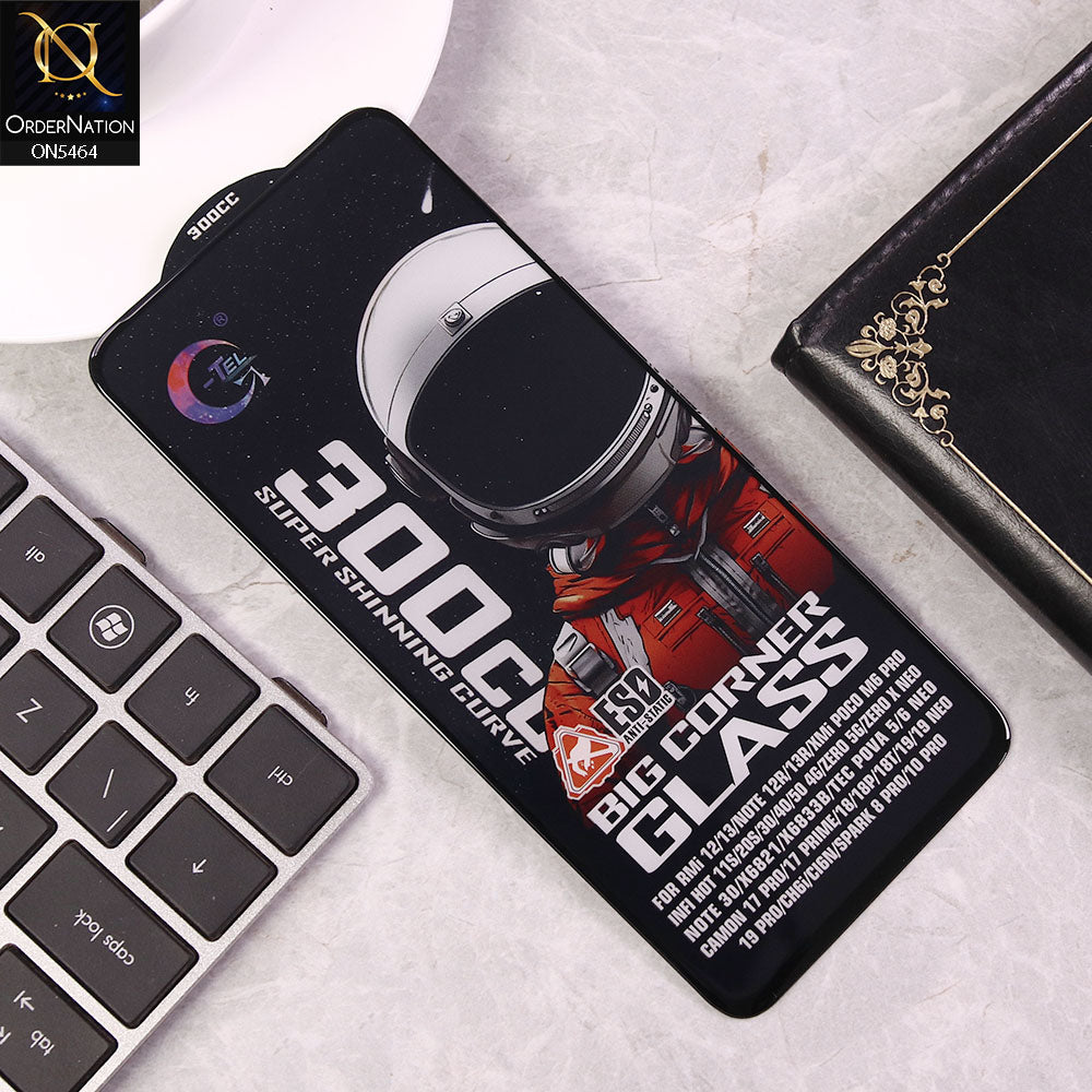 Xiaomi Redmi 12 Screen Protector - Black - Premium G-tel 300CC Tempered High Quality Big Corner Screen Protector