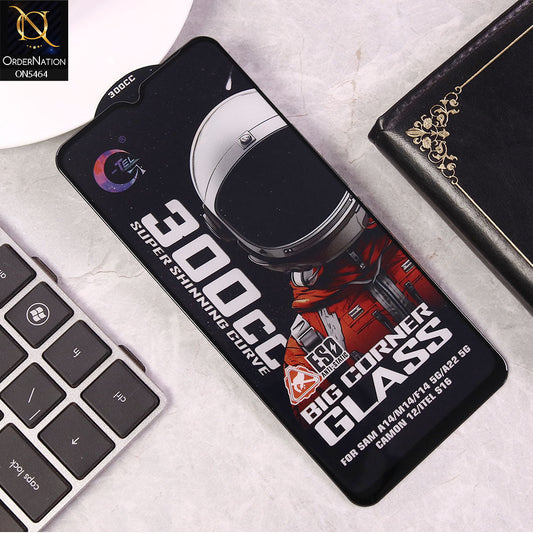 Tecno Camon 12 Screen Protector - Black - Premium G-tel 300CC Tempered High Quality Big Corner Screen Protector