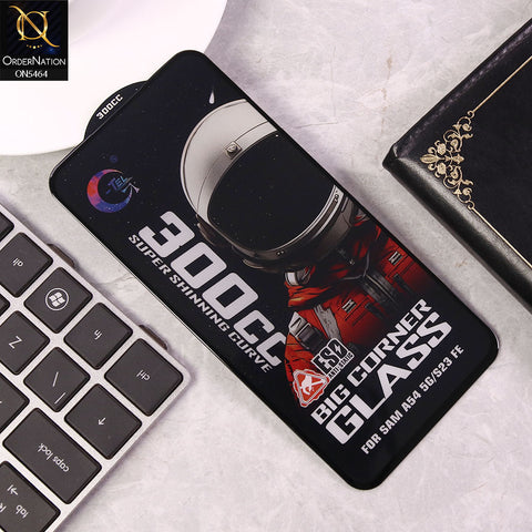 Samsung Galaxy A54 Screen Protector - Black - Premium G-tel 300CC Tempered High Quality Big Corner Screen Protector
