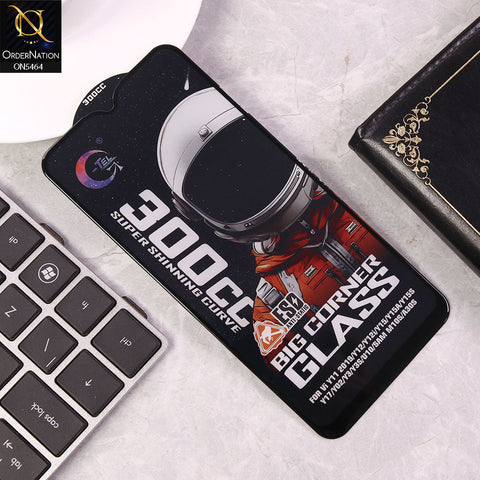 vivo U10 Screen Protector - Black - Premium G-tel 300CC Tempered High Quality Big Corner Screen Protector