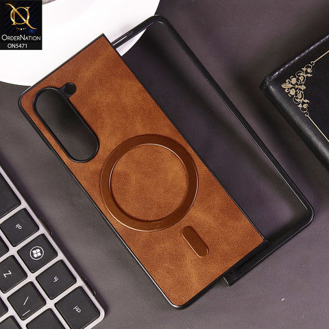 Samsung Galaxy Z Fold 6 5G Cover - Brown - New Premium Meg Safe Case