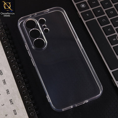 Tecno Camon 50 4G Cover - Transparent - Soft 4D Design Shockproof Silicone Clear Case