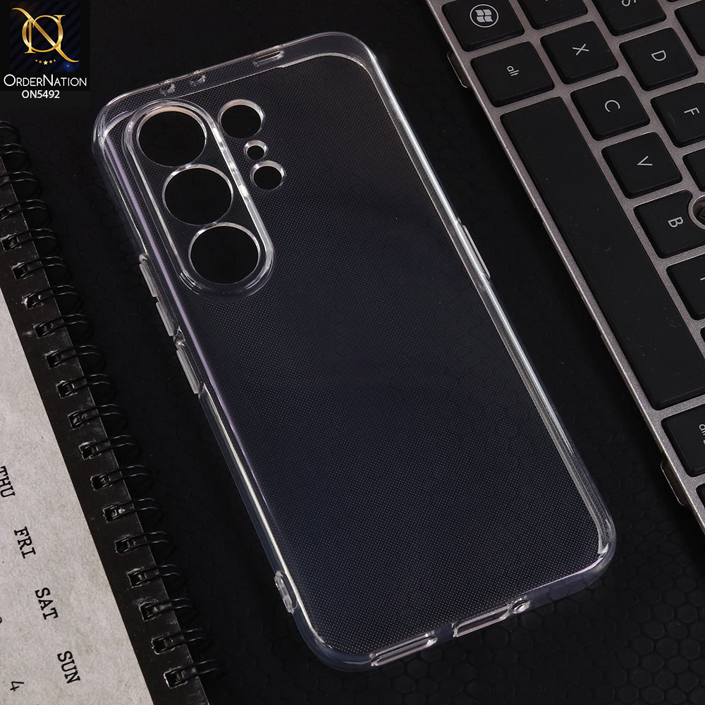 Tecno Camon 50 Pro 4G Cover - Transparent - Soft 4D Design Shockproof Silicone Clear Case