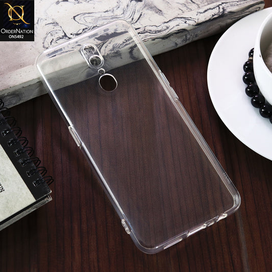 Oppo F11 -Transparent- Soft 4D Design Shockproof Silicone Clear Case