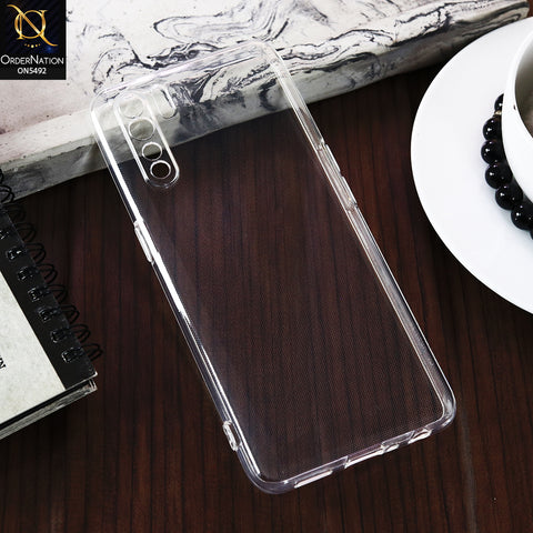 Oppo A91 -Transparent- Soft 4D Design Shockproof Silicone Clear Case
