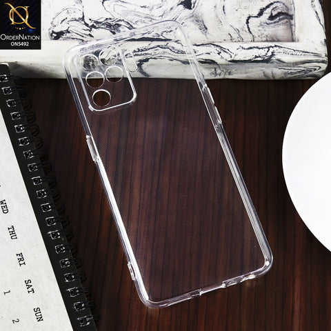 Oppo A94 -Transparent- Soft 4D Design Shockproof Silicone Clear Case